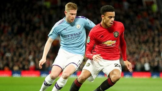  曼城德比战碾压曼联十人残阵  